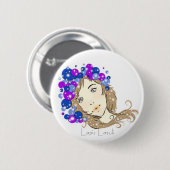 ラピスラズリ 缶バッジ (正面&裏面)