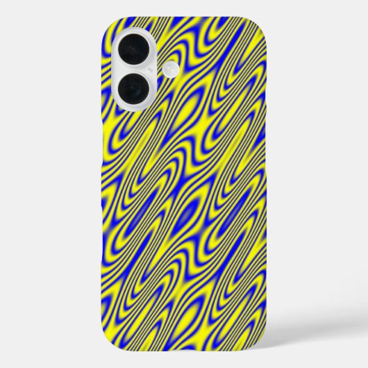 ラピスラズリSwirlies iPhoneケース Case-Mate iPhoneケース (裏面)