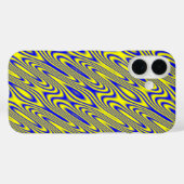 ラピスラズリSwirlies iPhoneケース Case-Mate iPhoneケース (裏面 (横))