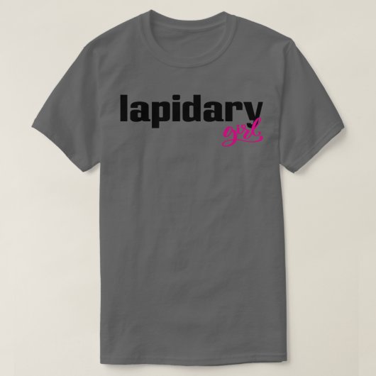 ラピダリーガール Tシャツ (デザイン正面)