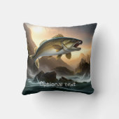 ラピッドの大きなマス クッション (裏面)