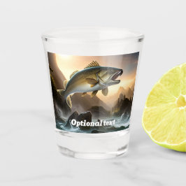 ラピッドの大きなマス ショットグラス