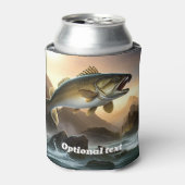 ラピッドの大きなマス 缶クーラー (缶正面)