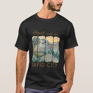ラピッドシティ サウスダコタ 旅行 トラベル ミート・ミー・イン Tシャツ