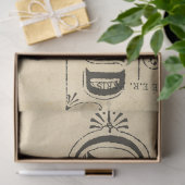 ラピフランスのン・デ・カカオ・ブラウン・バニー・ラビット・デコップページ 薄葉紙 (ギフト)