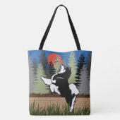 ラピーなフィンランドのラプンドトートとクロス体 トートバッグ (裏面)