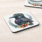 ラフお洒落ン冬の休日/クリスマスのコースター コースター (左側)