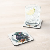 ラフお洒落ン冬の休日/クリスマスのコースター コースター (右側)