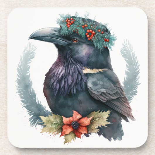 ラフお洒落ン冬の休日/クリスマスのコースター コースター (正面)