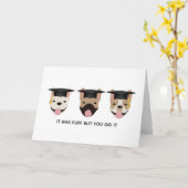 ラフだったが君はブルドッグをやっフランスのた カード (黄色い花)