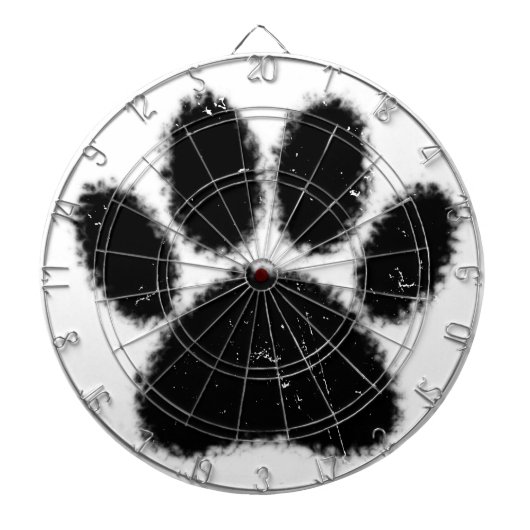 ラフとドッグ動揺してポープリント ダーツボード (正面)