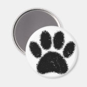 ラフとドッグ動揺してポープリント マグネット (正面/裏面)