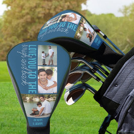 ラフとバックに愛する3フォトブルー ゴルフヘッドカバー