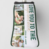 ラフとバックに愛する4フォトグリーン金ゴールド ゴルフヘッドカバー (回転90)