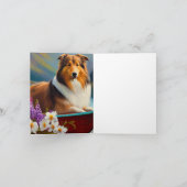 ラフなコリーでパドル：風光明媚な冒険 カード (内部)