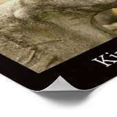 ラフなコリーのポスター「親切は伝染」 ポスター (角)