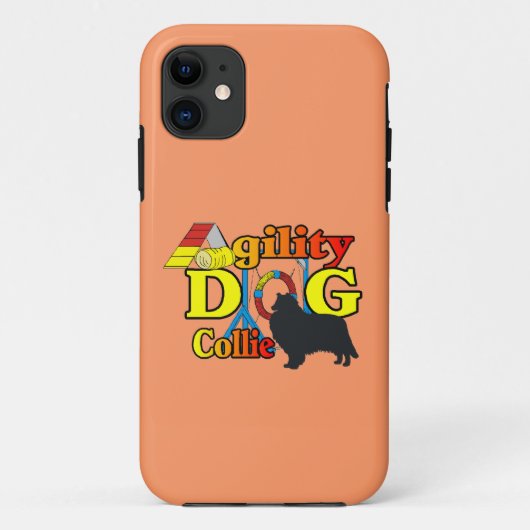 ラフなコリーの敏捷性 Case-Mate iPhoneケース (裏面)