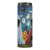 ラフなコリードッグスパンプキンハロウィンおもしろい タンブラー (裏面)