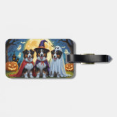 ラフなコリードッグスパンプキンハロウィンおもしろい ラゲッジタグ (裏面横)