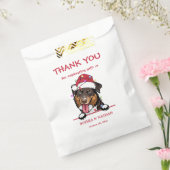 ラフなコリーパーソナライズされたドッグ フェイバーバッグ (封をした状態)