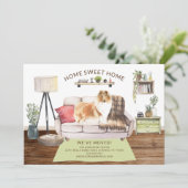 ラフなコリー犬の動きの発表 招待状 (スタンド正面)