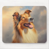 ラフなコリー マウスパッド (正面)