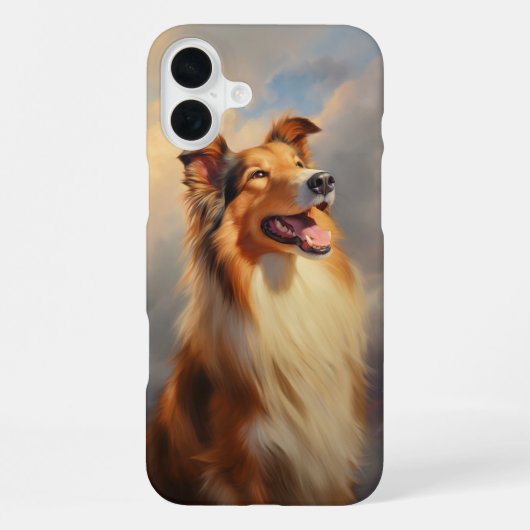 ラフなコリー iPhoneケース (裏面)