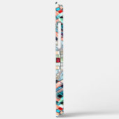 ラフなテクスチャを持つタイルの着色万華鏡のように千変万化するパターン Case-Mate iPhoneケース (裏面 / 左)