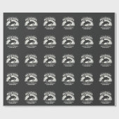 ラフな乗り物の強いカウボーイズ西を構築 ラッピングペーパー (フラット)