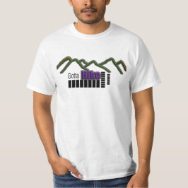 ラフな山岳ハイキングTシャツ Tシャツ