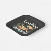 ラフのまわりにィングリラックスのパン食の恋人 ペーパープレート (傾斜あり)