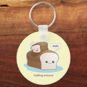 ラフのまわりにィング キーホルダー (正面)