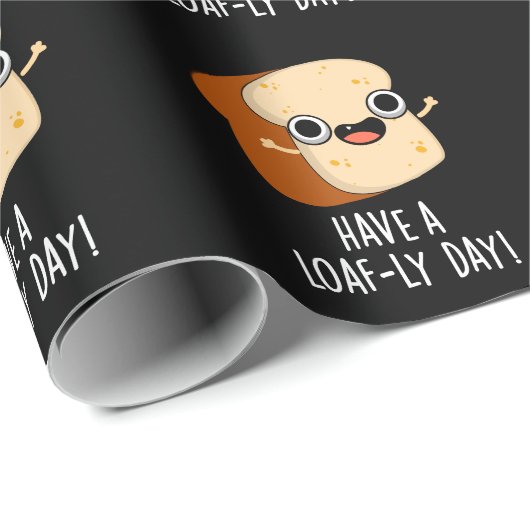 ラフの日のパンおもしろいパンダークBGがある ラッピングペーパー (ロールコーナー)