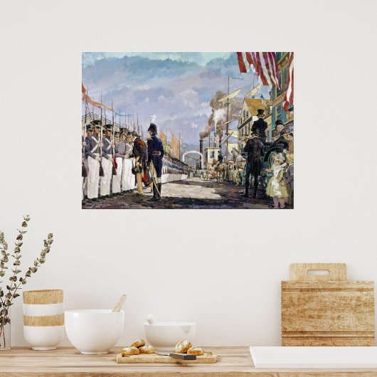 ラファイエットと国防総省byケン・ライリー ポスター (キッチン)