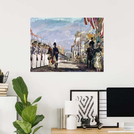 ラファイエットと国防総省byケン・ライリー ポスター (ホームオフィス)