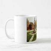 ラファイエットの正方形のバッファローNYの1915年のヴィンテージ コーヒーマグカップ (左)