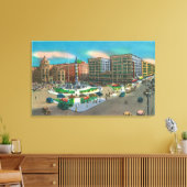 ラファイエットスクエアアンドメイン通り キャンバスプリント (インサイチュ (リビング))