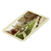 ラファイエットスクエアバッファローNY 1915ヴィンテージはがき マグネット (左側)