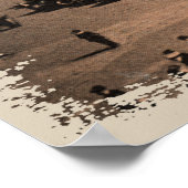 ラファイエットスクエアヴィンテージバッファロープリント ポスター (角)