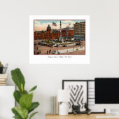 ラファイエットスクエアヴィンテージバッファローポスター ポスター (ホームオフィス)