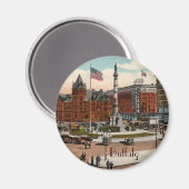 ラファイエットスクエアヴィンテージバッファローマグネット マグネット (正面/裏面)