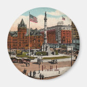 ラファイエットスクエアヴィンテージバッファローマグネット マグネット (正面)