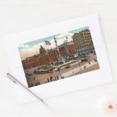 ラファイエットスクエアヴィンテージバッファロー 長方形シール (封筒)