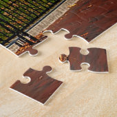 ラファイエットパークワシントンDC。クリスマスの挨拶 ジグソーパズル (側面)