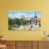 ラファイエット像ブシュネル記念像 キャンバスプリント (インサイチュ (リビング))