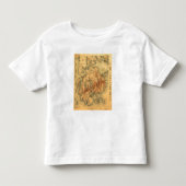ラファイエット国民のParkPanoramicの地図 トドラーTシャツ (正面)