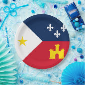 ラファイエット州旗 ペーパープレート (パーティー)