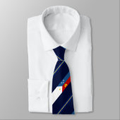 ラファイエット(ルイジアナ)市旗ネックタイ ネクタイ (タイ)