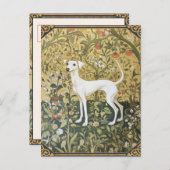 ラファエイタリアンリート前庭のグレイハウンド ポストカード (正面/裏面)