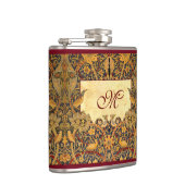 ラファエリー前Wm.モリスのカスタマイズ可能モノグラム フラスク (右)